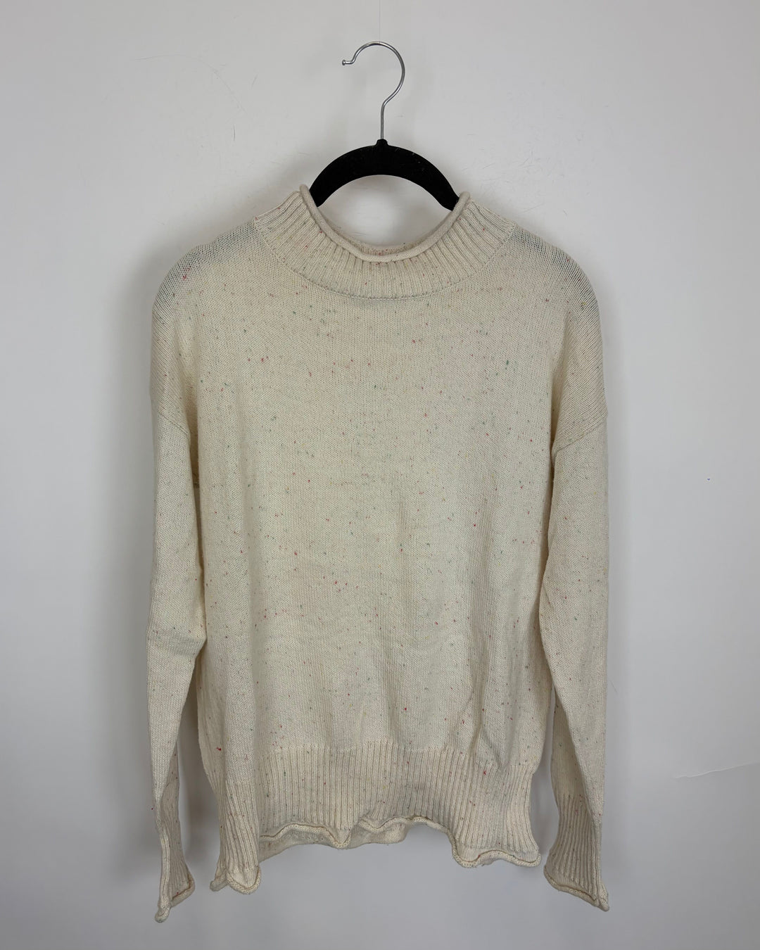 White Mock Neck Sweater - Size 2/4