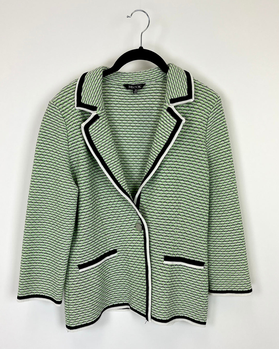 Green Textured Cardigan - Size 2/4