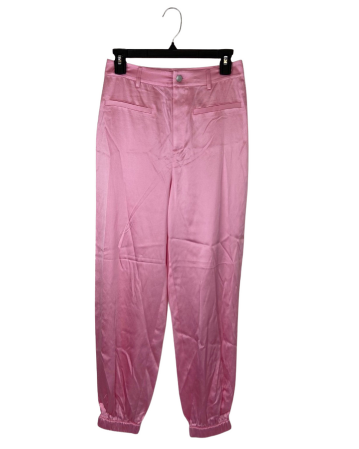 Light Pink Silky Dress Pants - Size 4