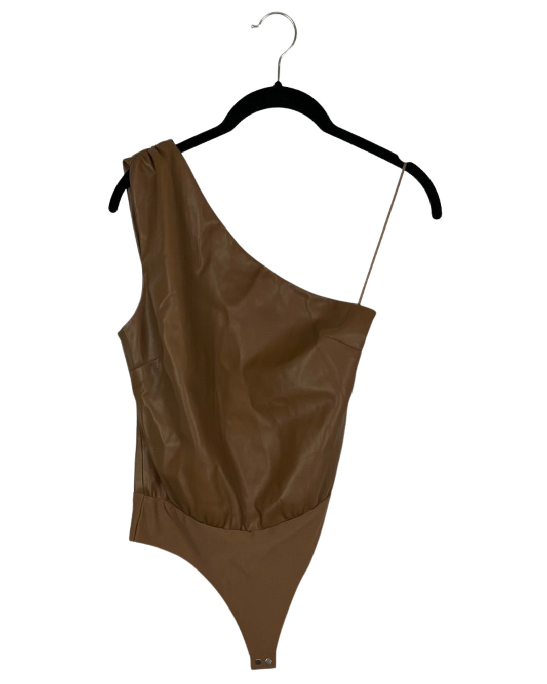 Caramel Brown One Shoulder Bodysuit - Size 0-2 and 2-4