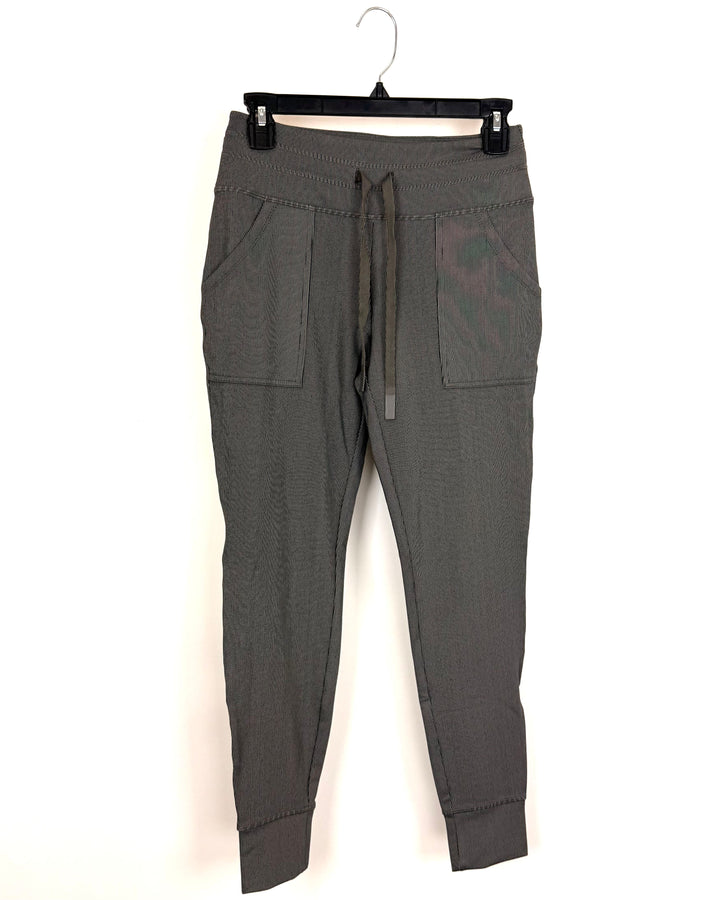 Green Striped Joggers - Size 0/2