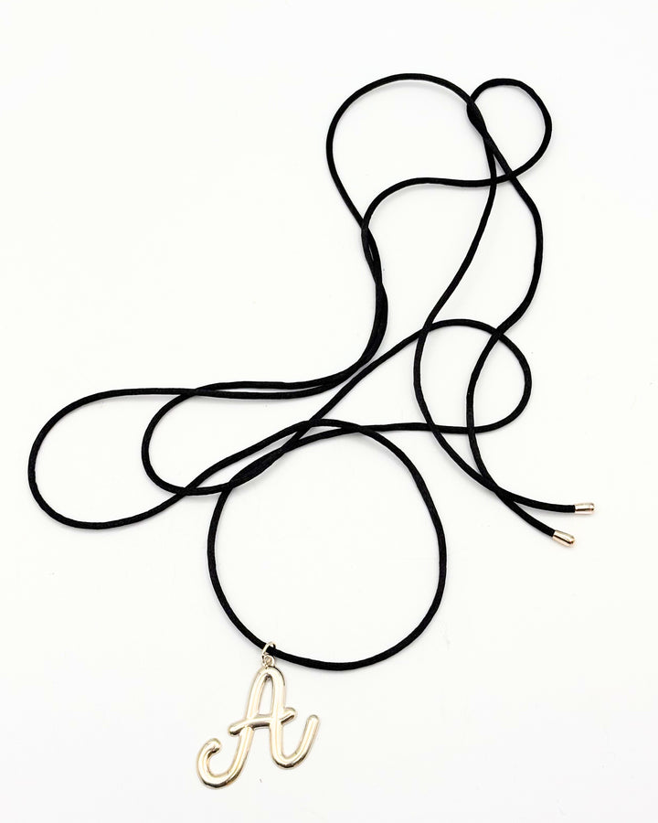 Oak and Luna x Stephanie Gottlieb "A" Necklace