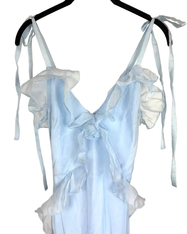 Sky Blue Flowy Dress - Size 0/2, 4/6, 8/10, 12/14, and 16