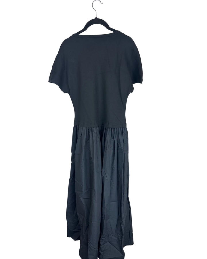 Short Sleeve Black Dress - Size 8/10