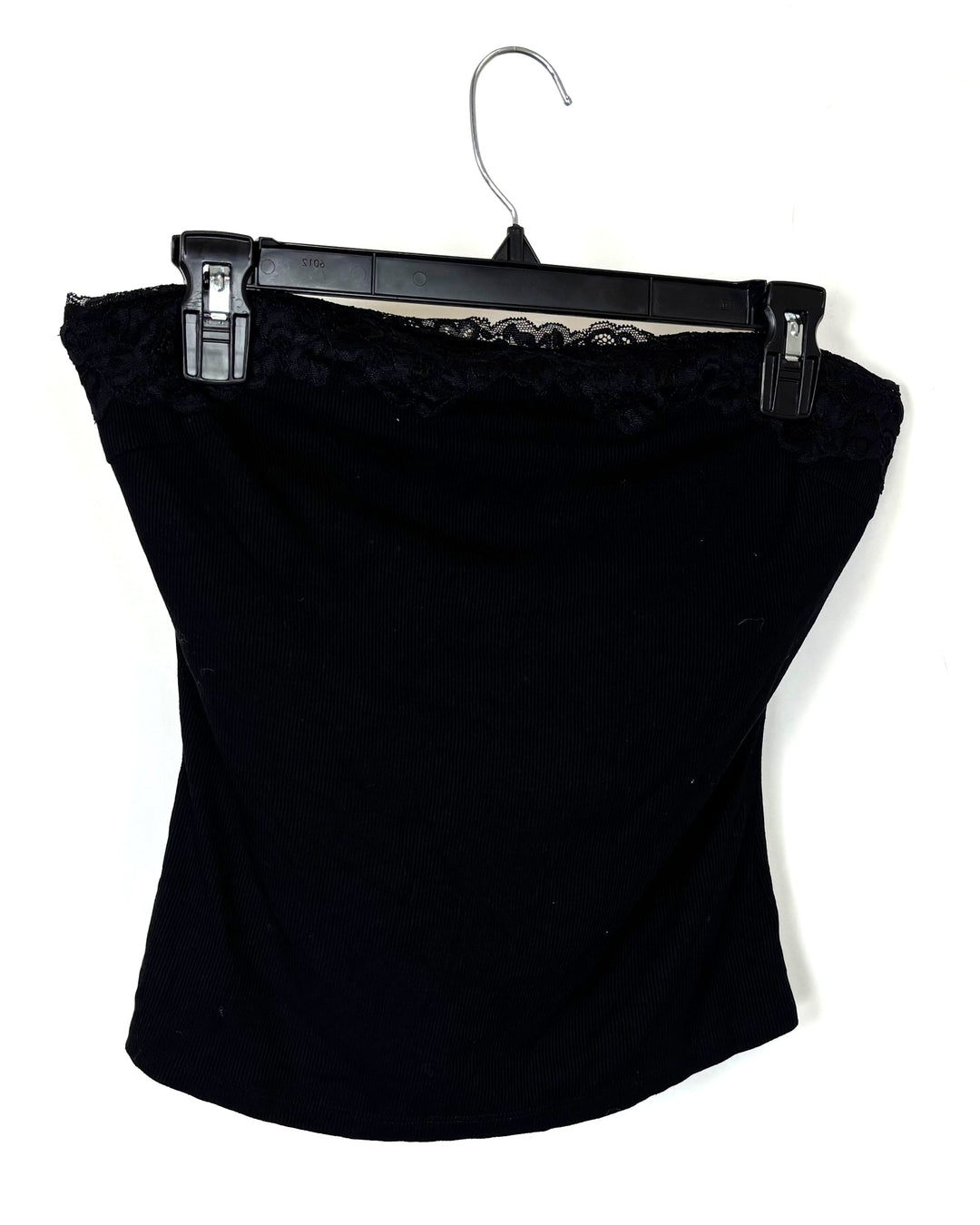 Strapless Black Lace Top - Size 6/8