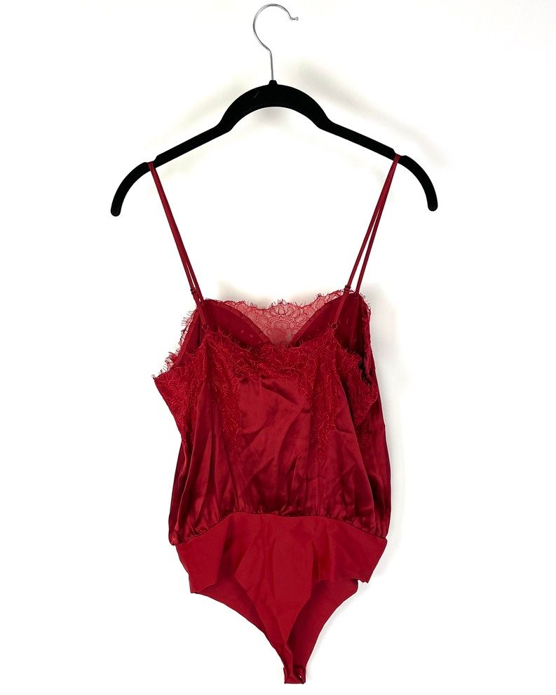 Red Lace Bodysuit - Size 2-4