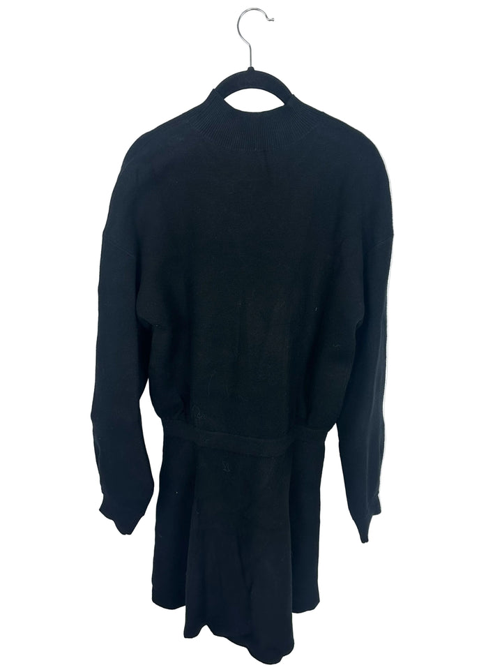 Black Mock Neck Sweater Dress- Size 4/6