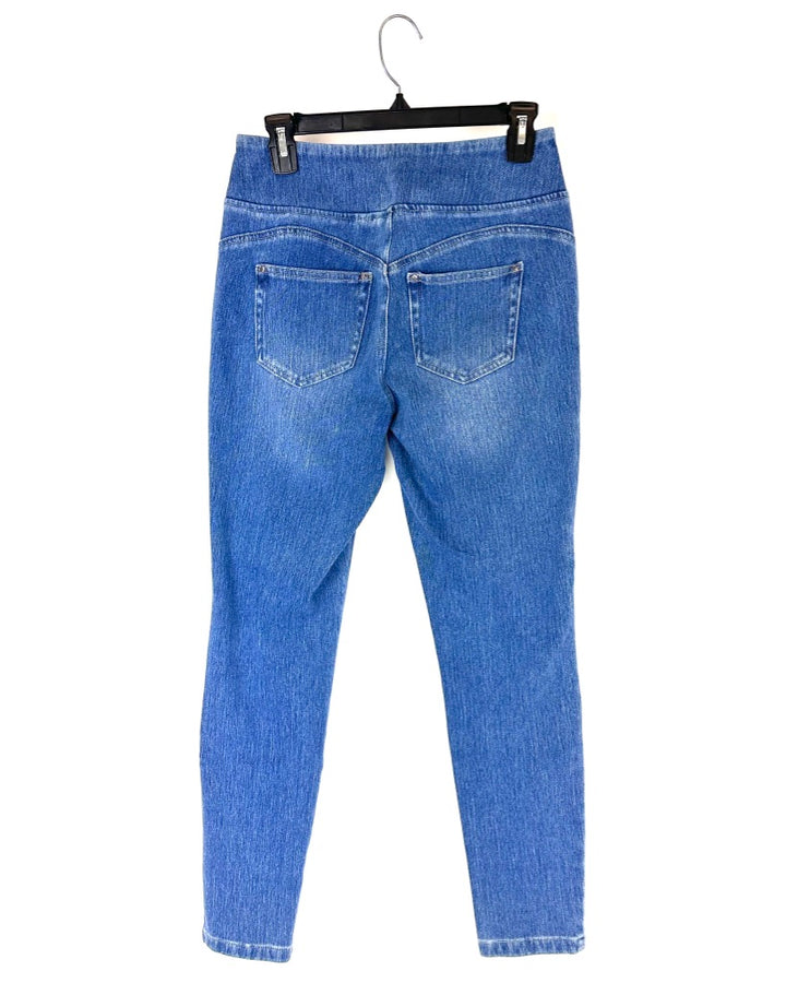 Medium Wash Skinny Jeans - Size 6
