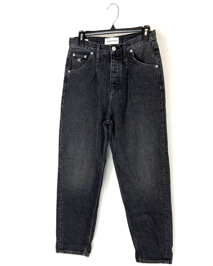 Black Baggy Jeans - Size 27