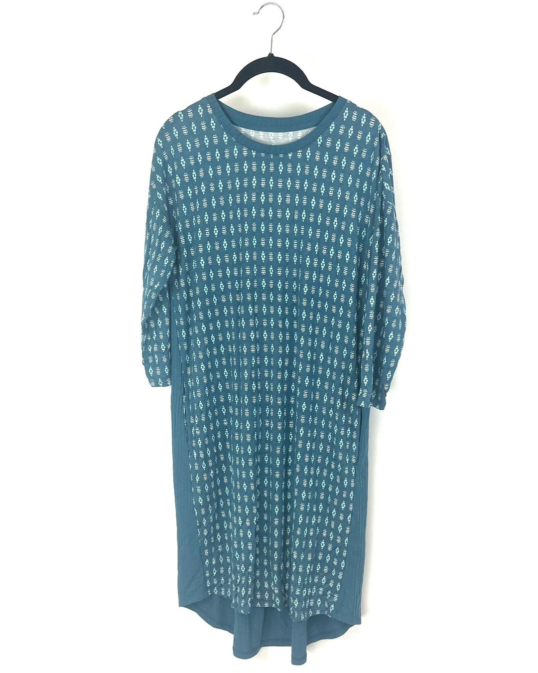 Blue Pattern Soft Dress - Size 4/6
