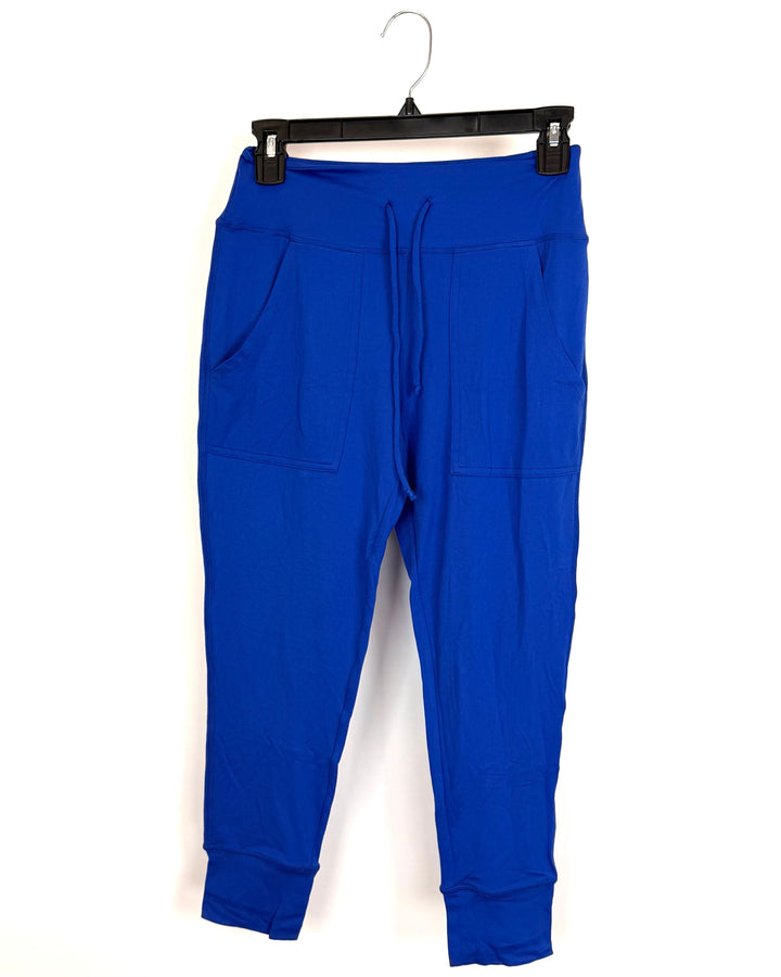 Royal Blue Capri Joggers - Size 0/2