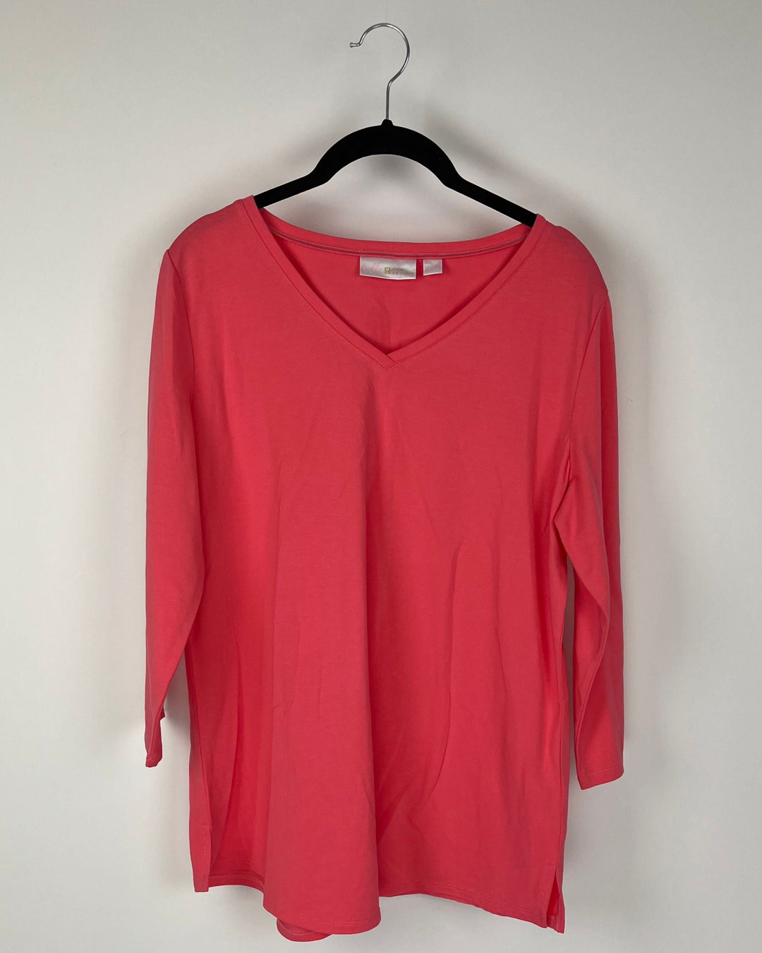 Bright Pink Long Sleeve Top - Size 6-8