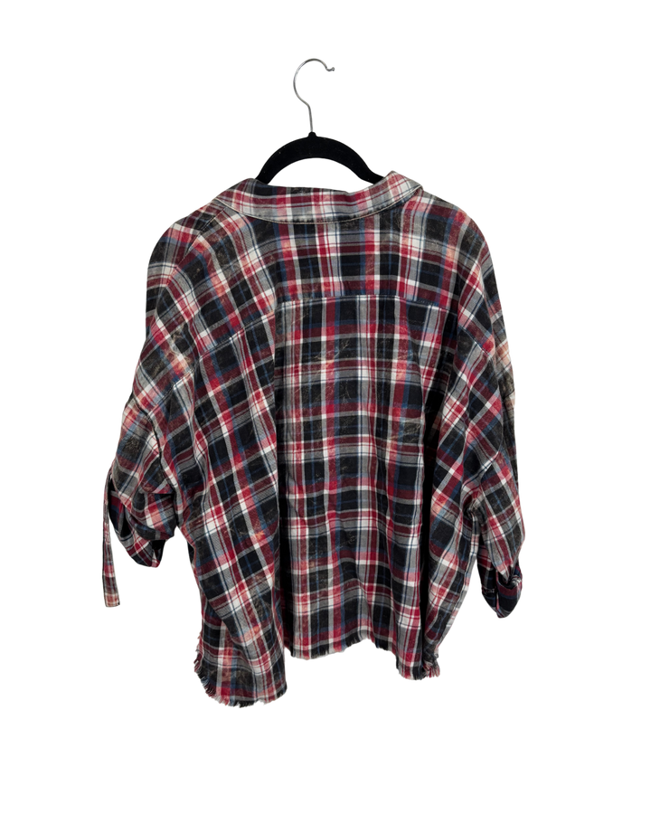 Cropped Flannel Top - Size 2/4