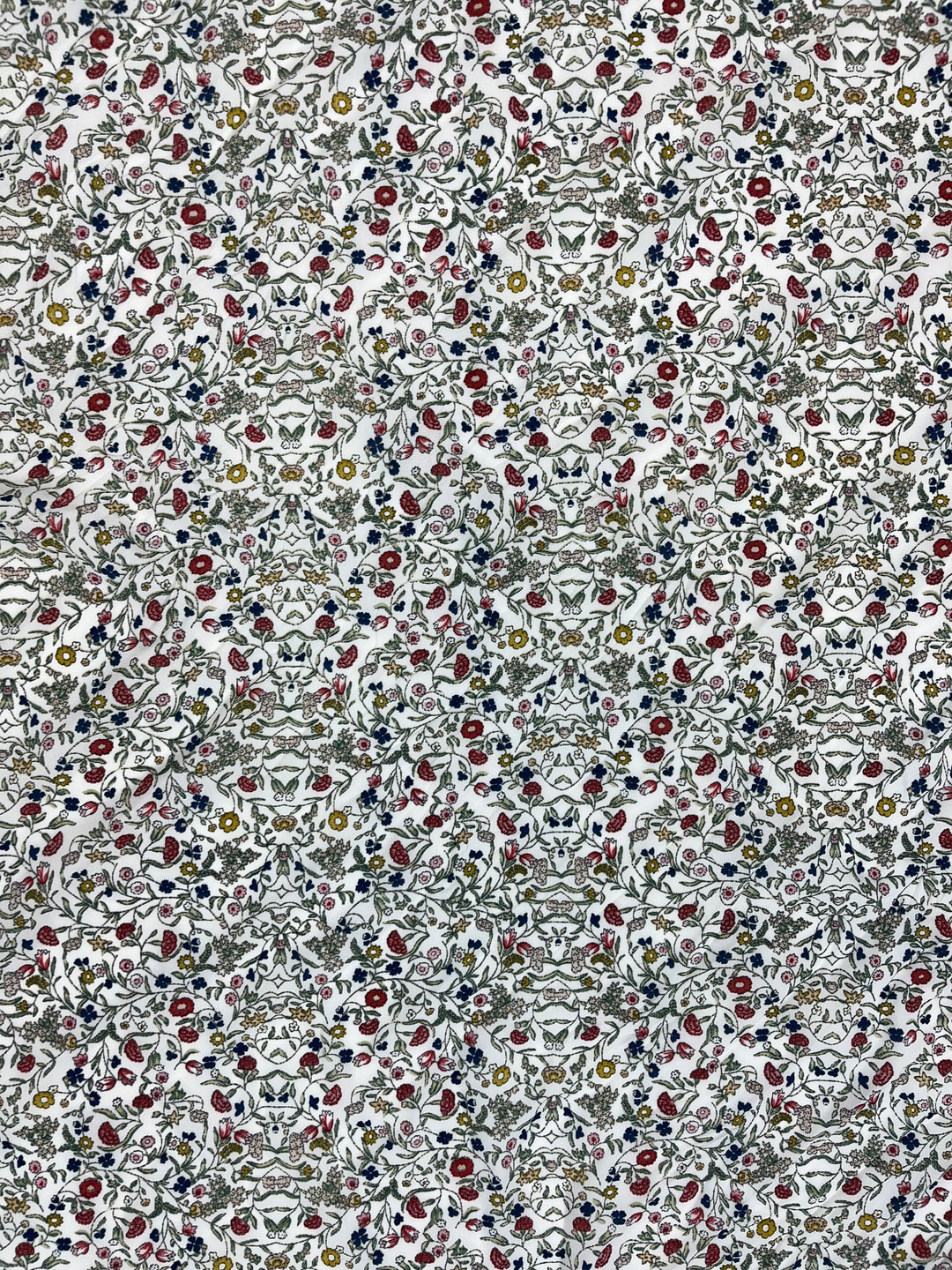 Yellow, Red, Blue and Pink Floral Printed Multi Wear Scarf