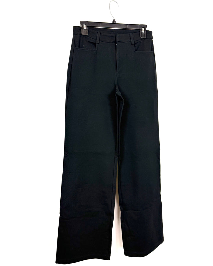 Black Mid Rise Dress Pants - Size 4/6