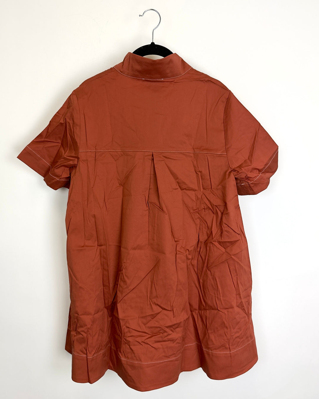 Burnt Orange T Shirt Dress - Size 2/4