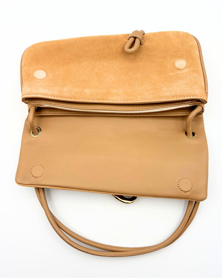 Dolce Vita Tan Suede Handbag