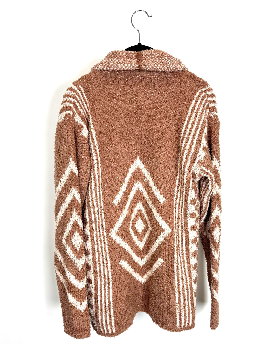 Light Brown Patterned Cardigan - Size 2/4