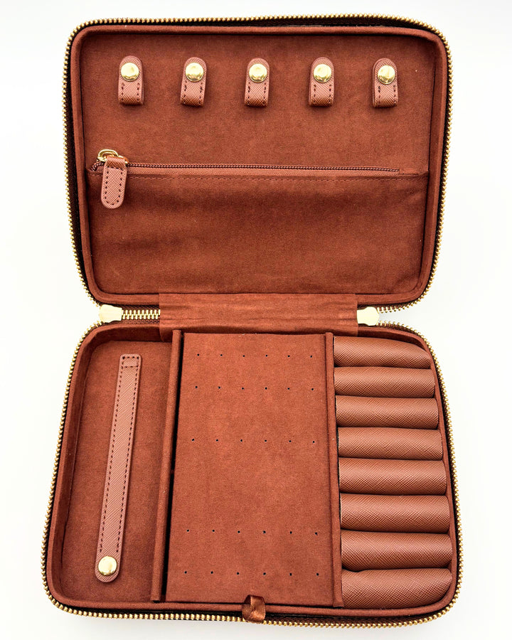 Stoney Clover Lane Brown Jewelry Case