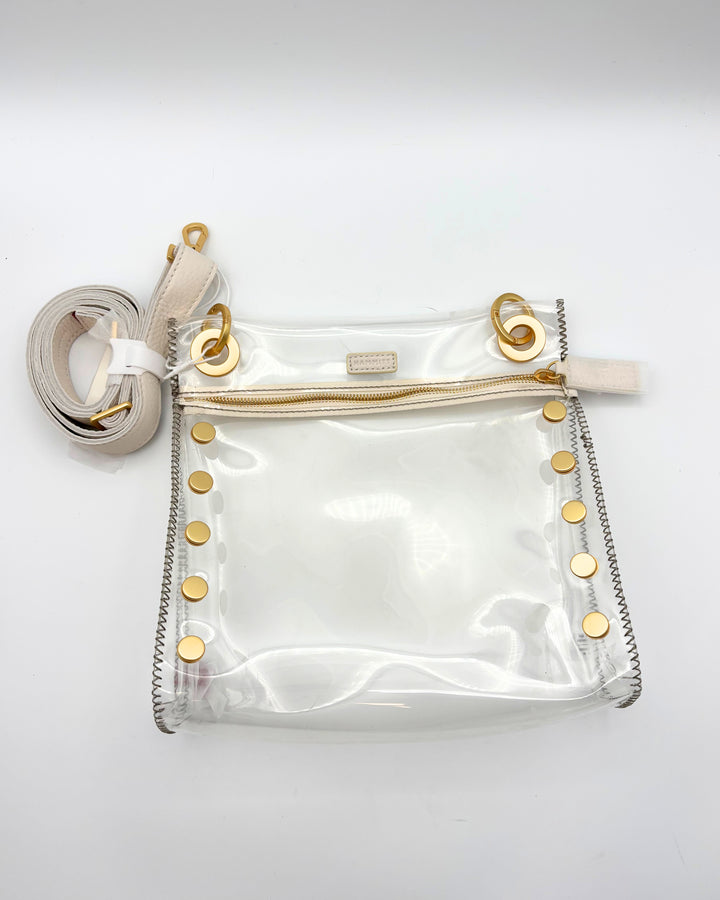 Hammitt Clear Bag With Gold Hardware