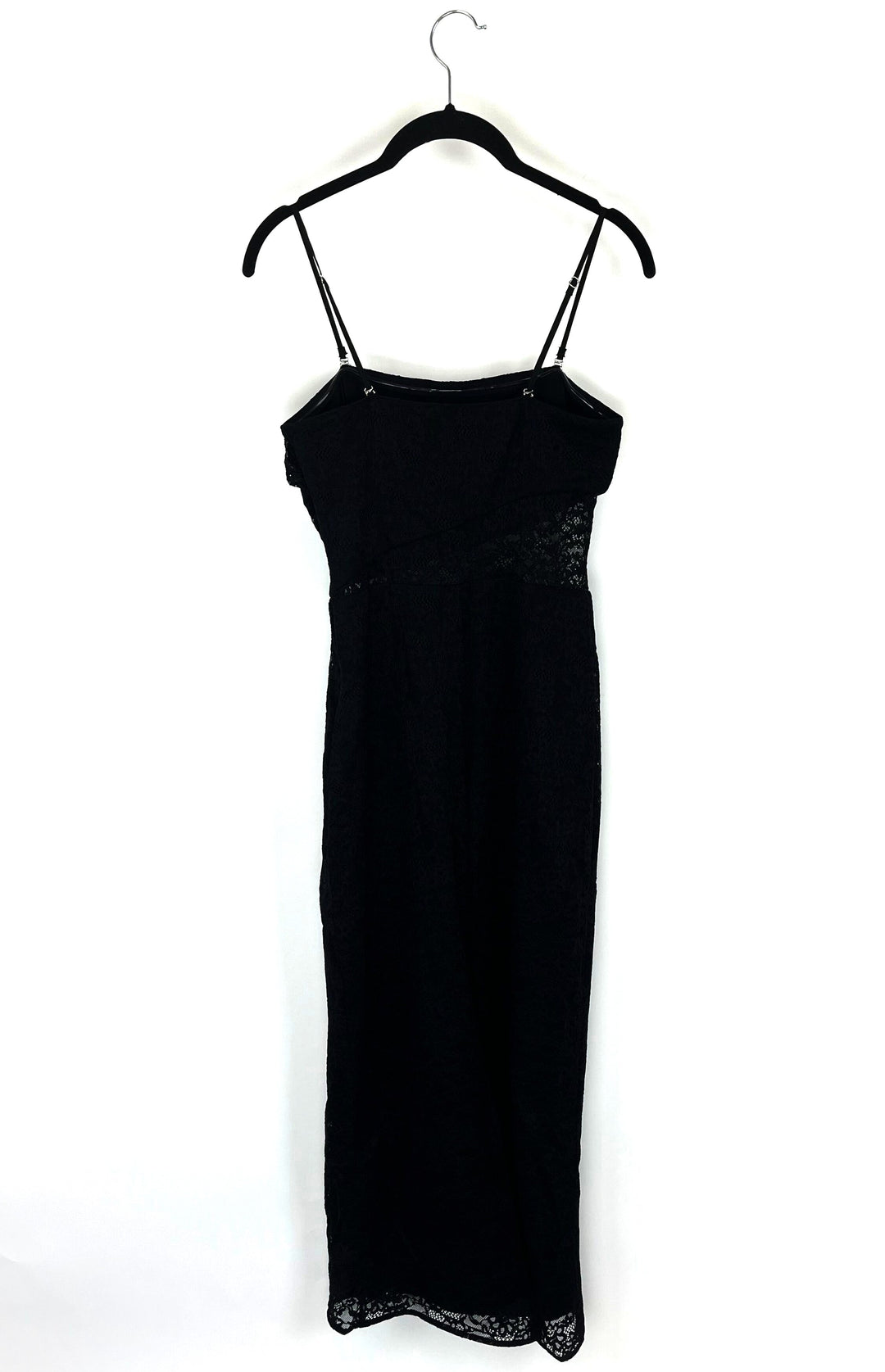Convertible Strap Black Lace Dress - Size 00
