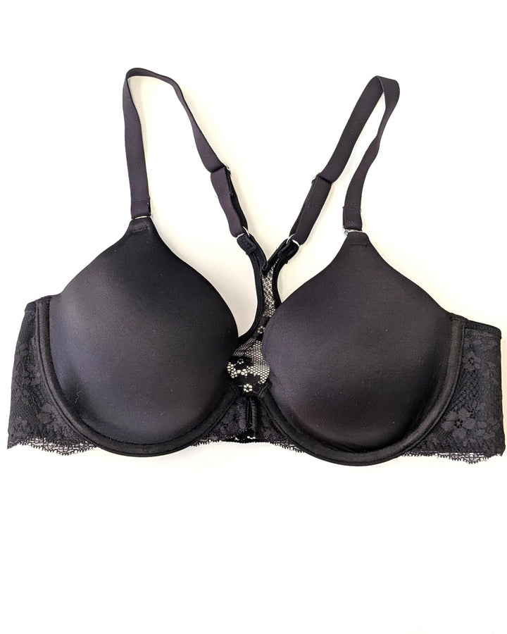 Midnight Black Lace Bra - 34B
