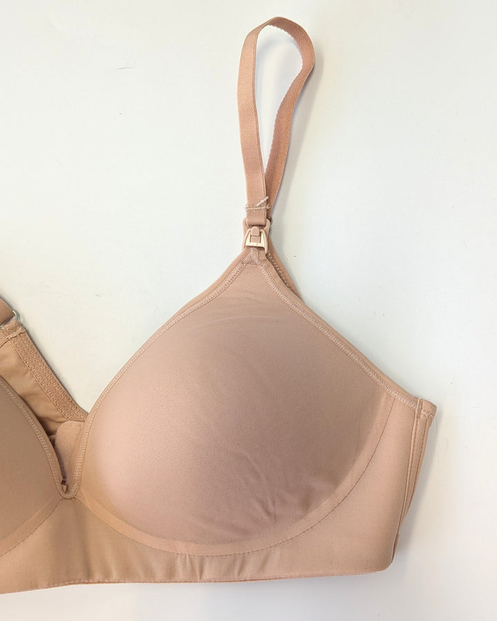 Nude Wireless Nursing Bra - 34B