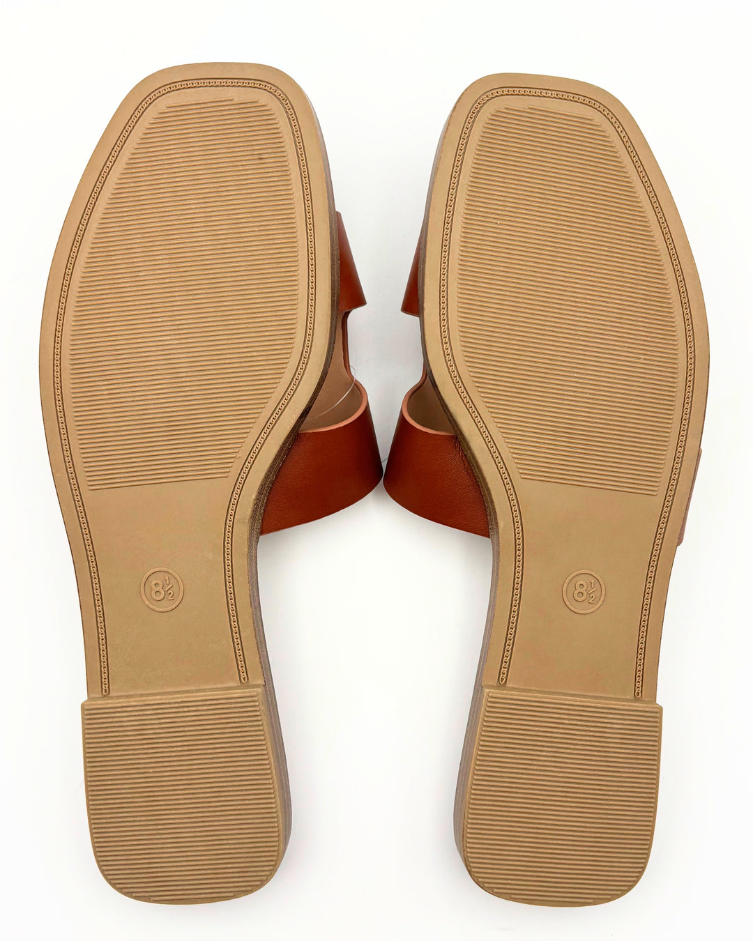A New Day Brown Slides - Size 8.5