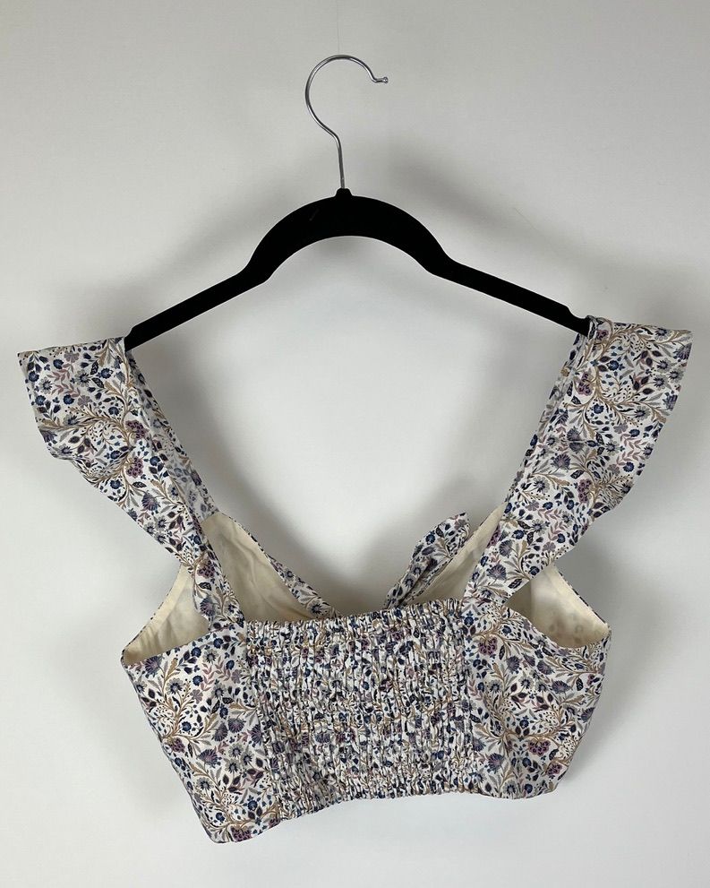 Floral Cropped Top - Size 4-6