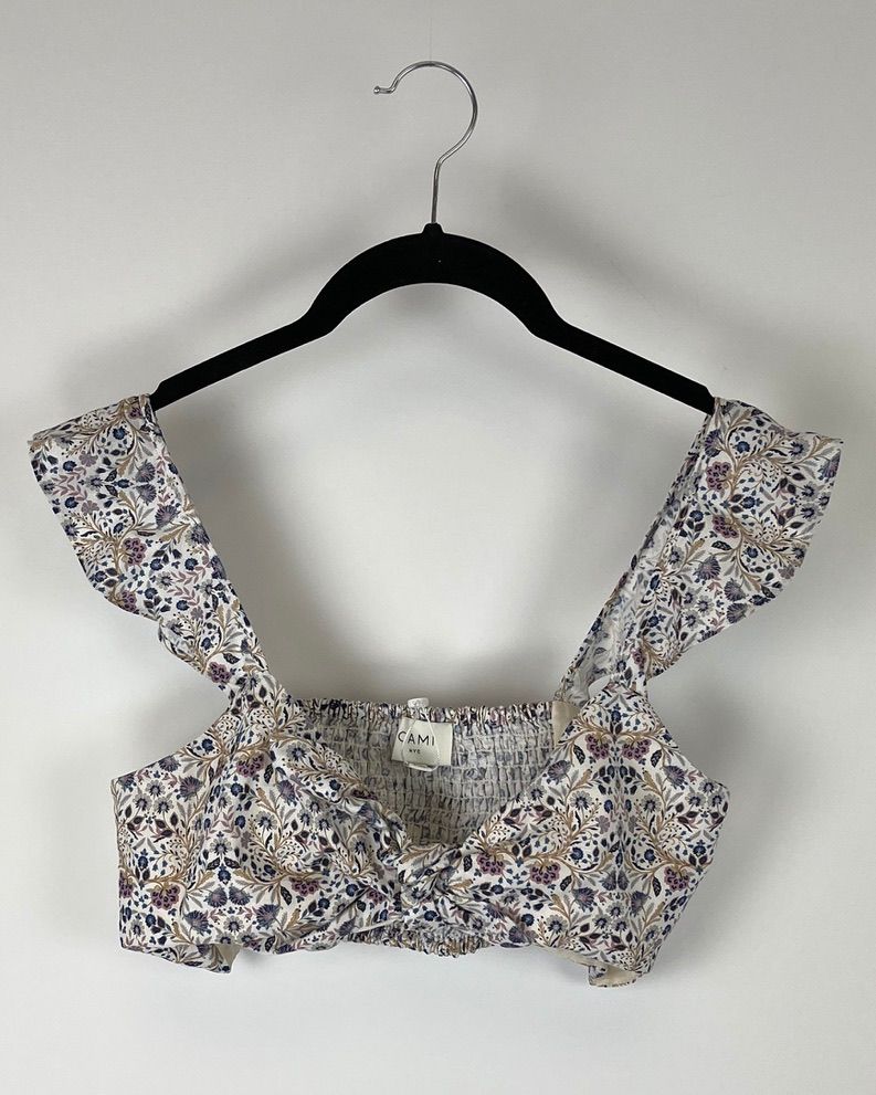 Floral Cropped Top - Size 4-6