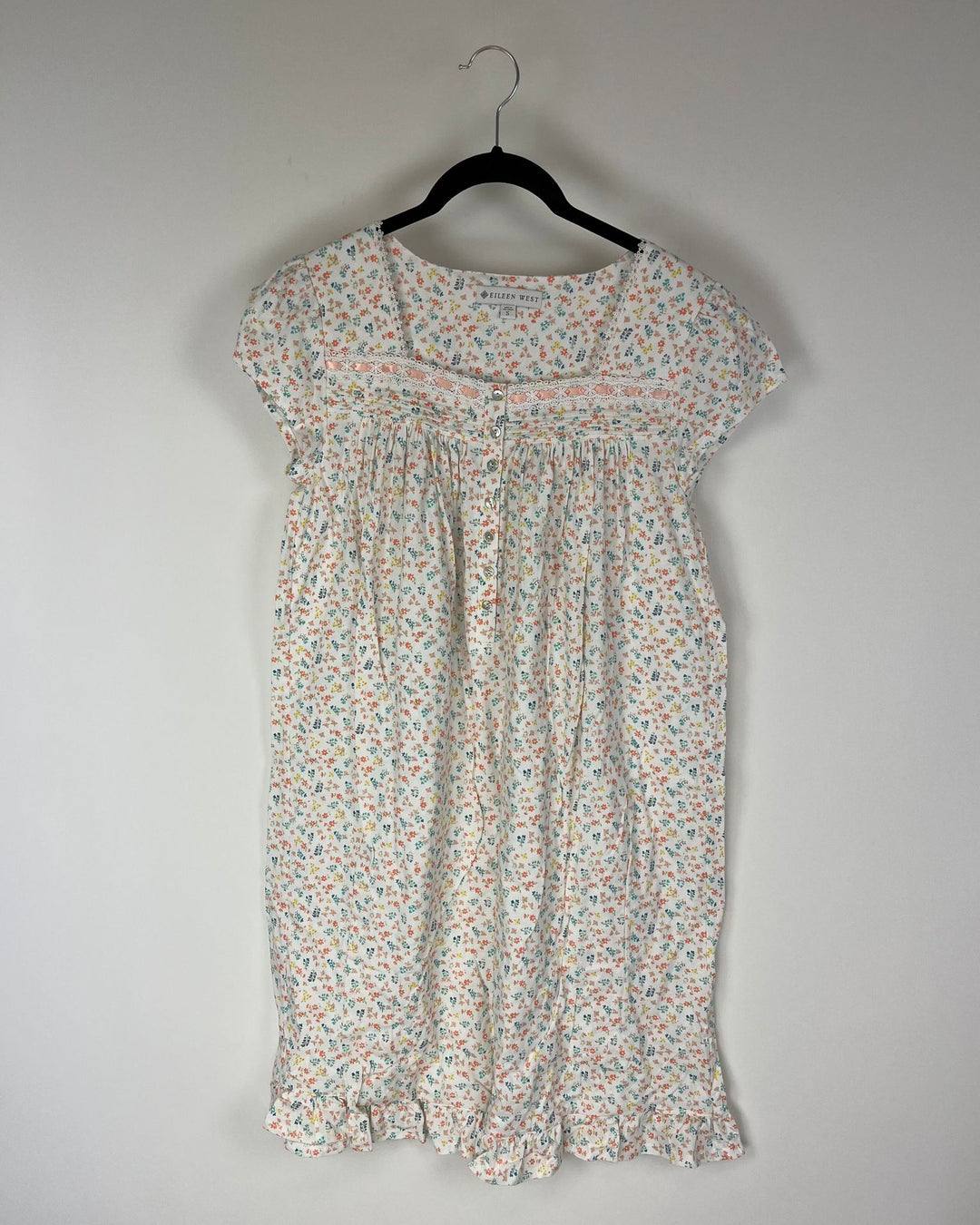 Colorful Floral Nightgown - Small/Medium