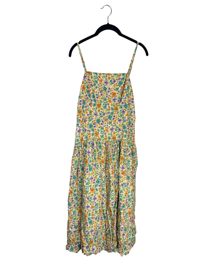 Floral Pattern Dress- Size 4/6