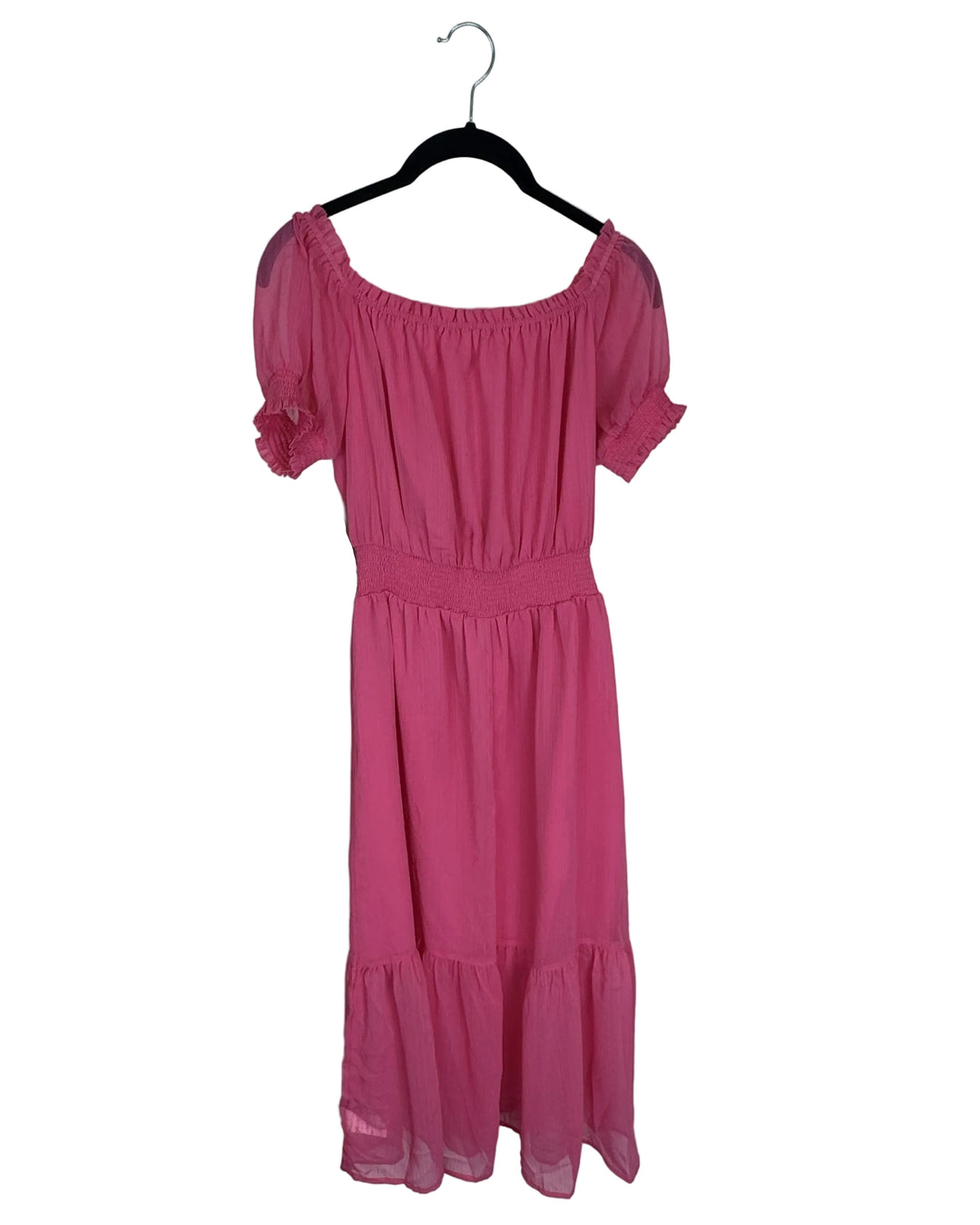 Pink Off The Shoulder Dress- Size 2/4