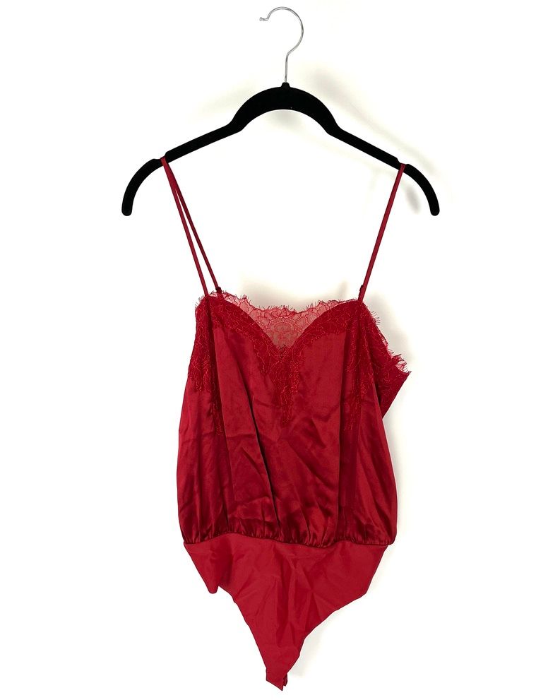 Red Lace Bodysuit - Size 2-4