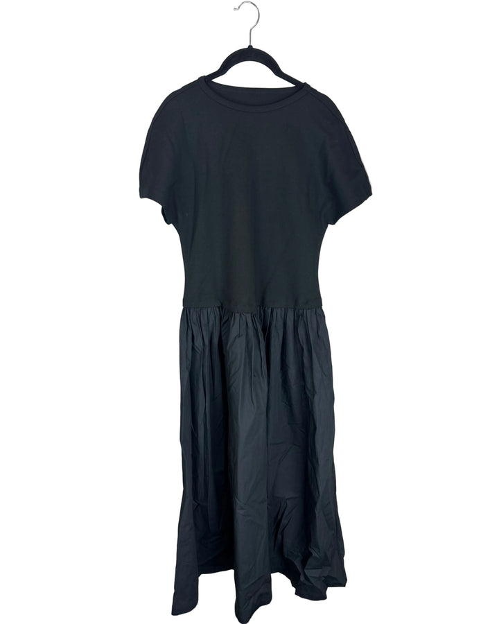 Short Sleeve Black Dress - Size 8/10