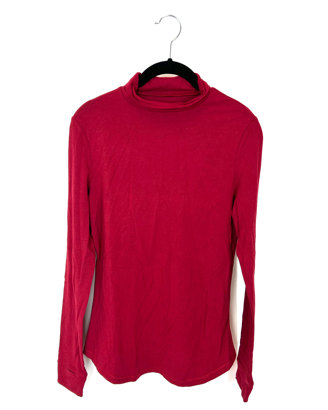 Red Long Sleeve Turtleneck Top - Size 4/6