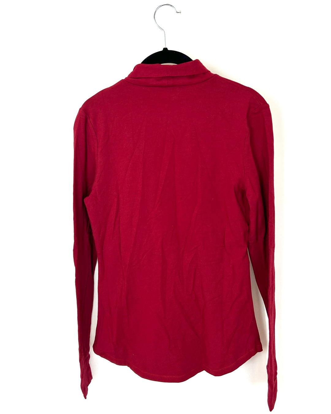 Red Long Sleeve Turtleneck Top - Size 4/6