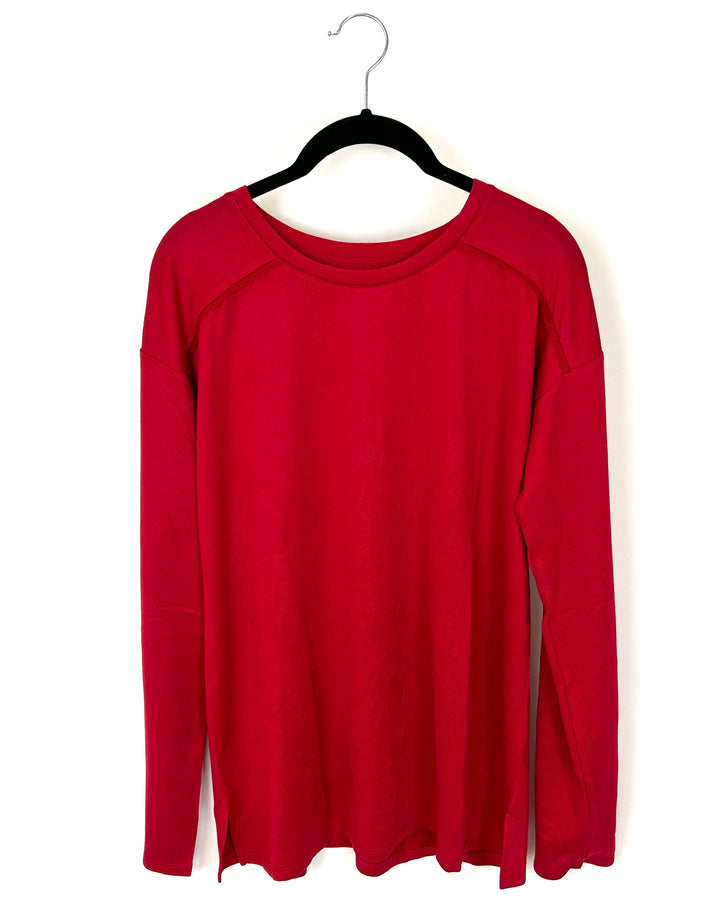 Red Soft Pajama Set - Size 6/8