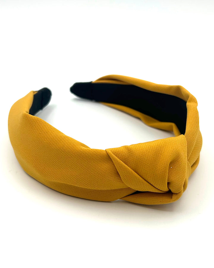 Mustard Yellow Knot Headband