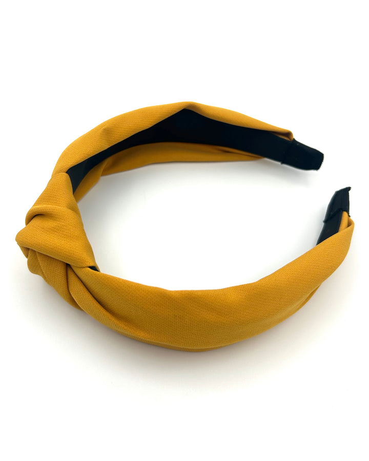 Mustard Yellow Knot Headband