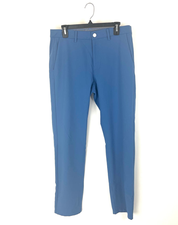 MENS Dark Steel Blue Golf Pants - Size 32/32 - Various Fits