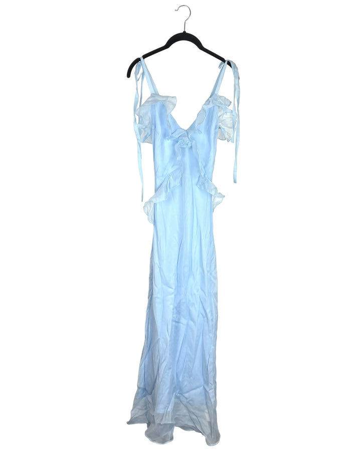 Sky Blue Flowy Dress - Size 0/2, 4/6, 8/10, 12/14, and 16