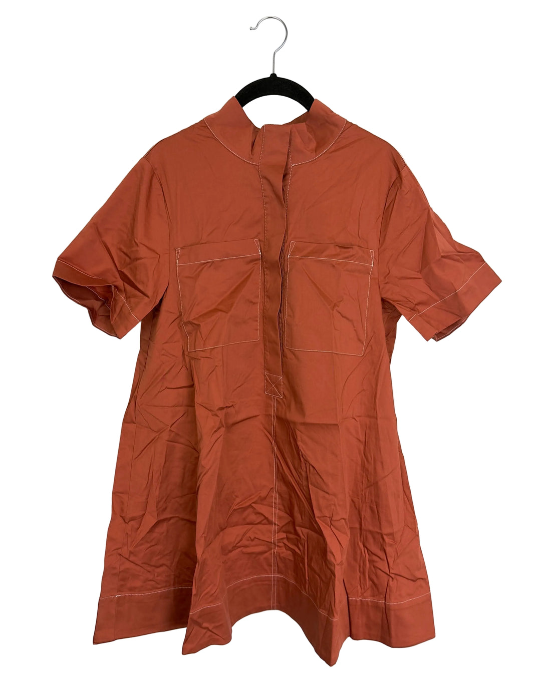 Burnt Orange T Shirt Dress - Size 2/4