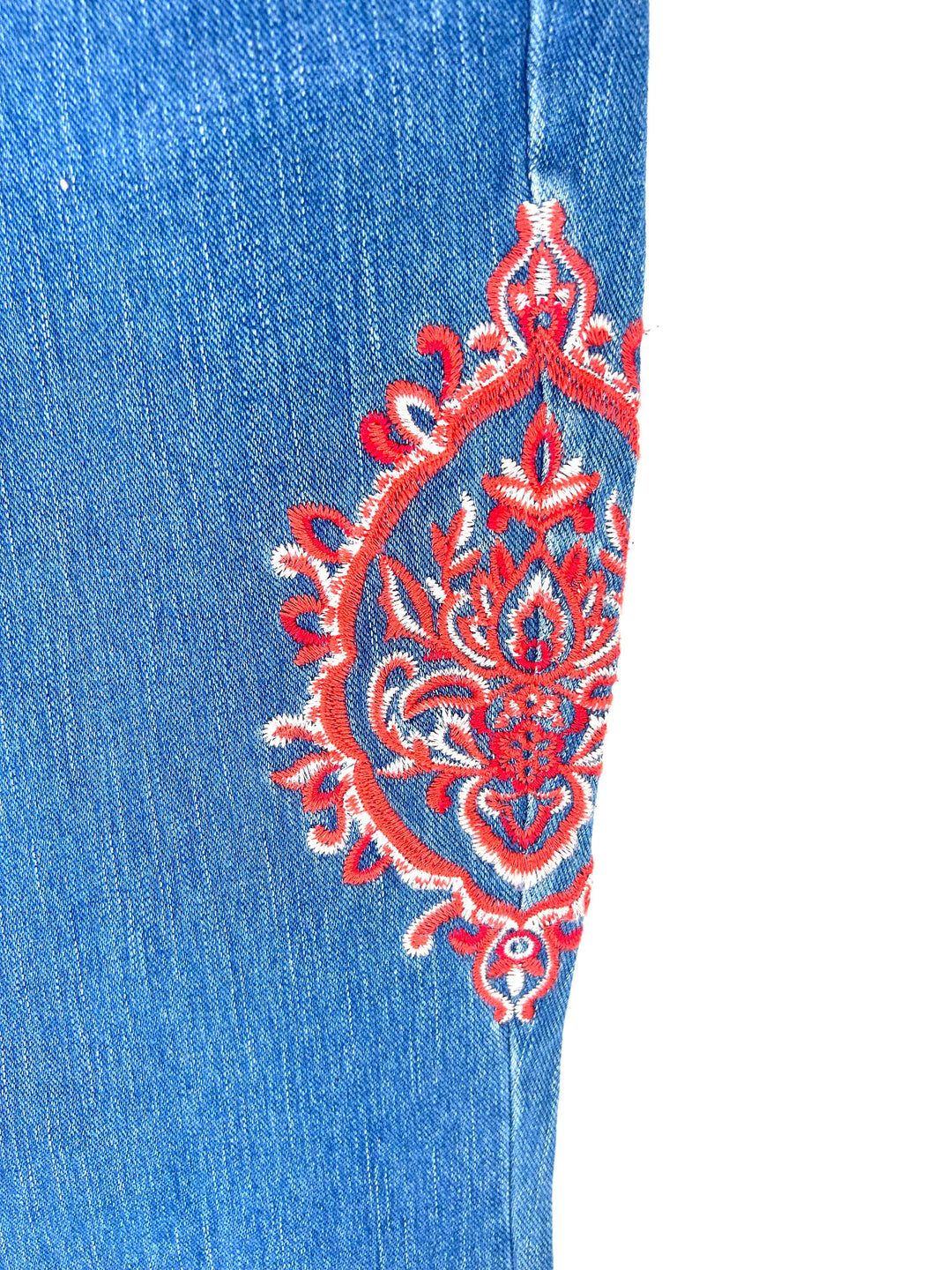 Embroidered Jeans - Size 12