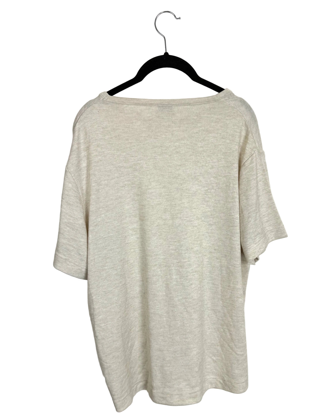 Oatmeal Loose T-Shirt - Size 6/8