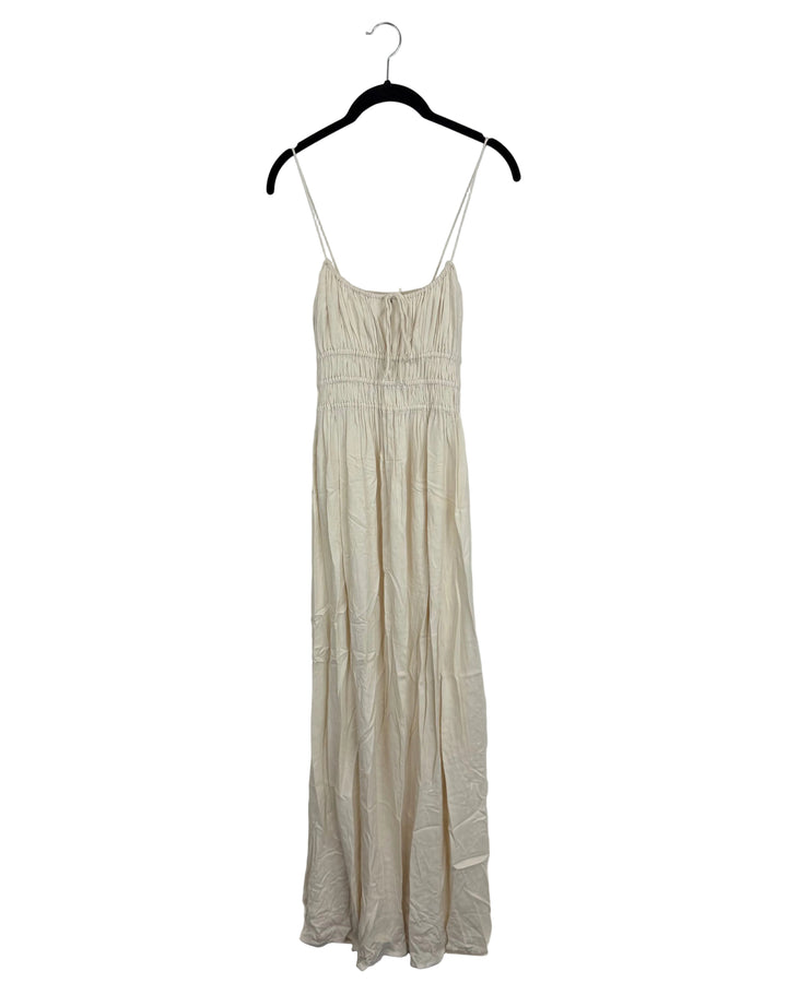 Ivory Smocked Dress - Size 2/4