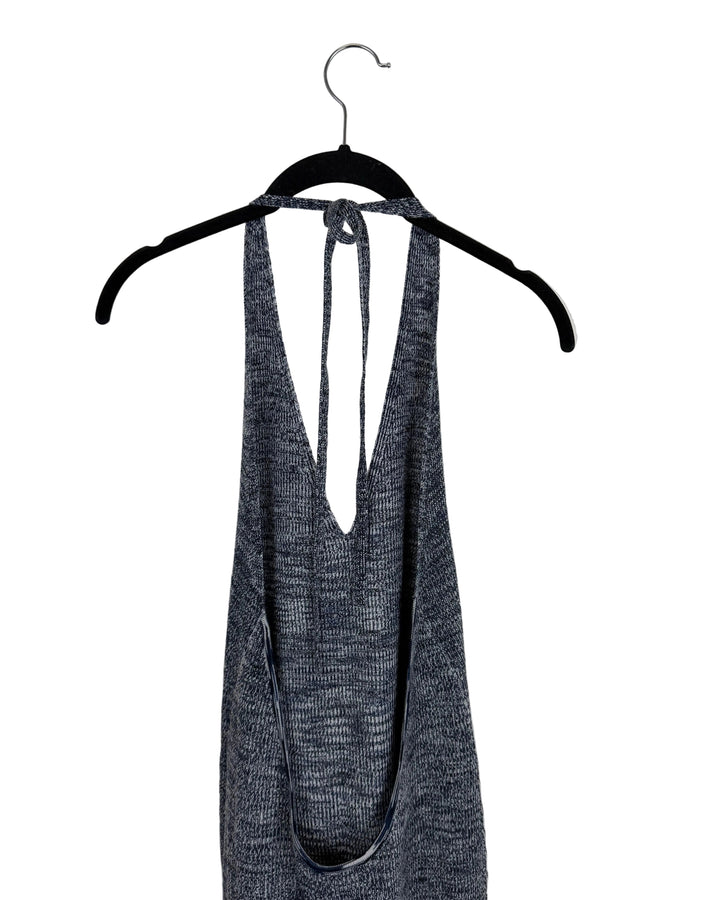 Grey Knit Halter Dress - Size 4/6