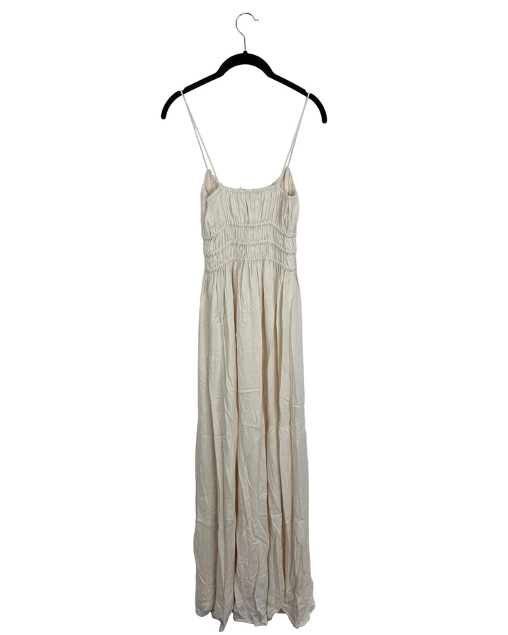 Ivory Smocked Dress - Size 2/4