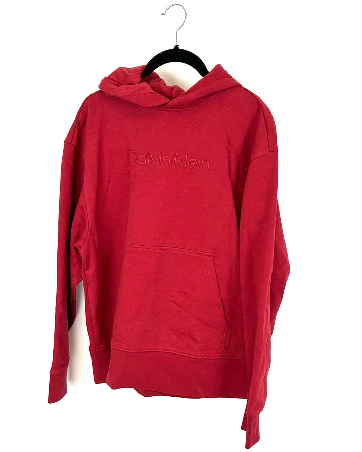 Maroon Logo Hoodie - Small