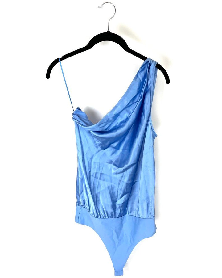 Blue One Shoulder Bodysuit - Size 4 and 8